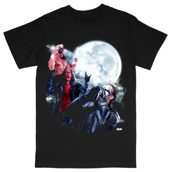 【並行輸入品】超銀盤戦士 スティング Tシャツ「STING Three Sting Moon Tシャツ」直輸入プロレスTシャツ AEWオフィシャル品