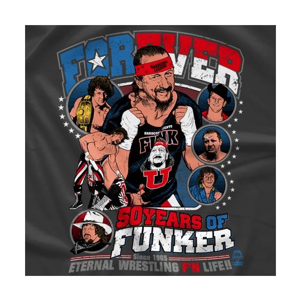 テリー・ファンク Tシャツ「Terry Funk 50 Years of Funker Tシャツ