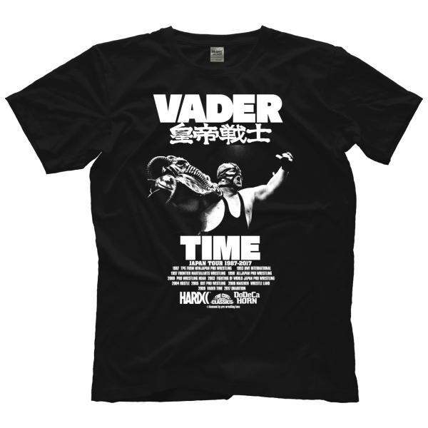 【並行輸入品】“皇帝戦士” ビッグバン・ベイダー Tシャツ「BIG VAN VADER Vader Time Tシャツ（プリント前身のみ）designed by ハードコアチョコレート」