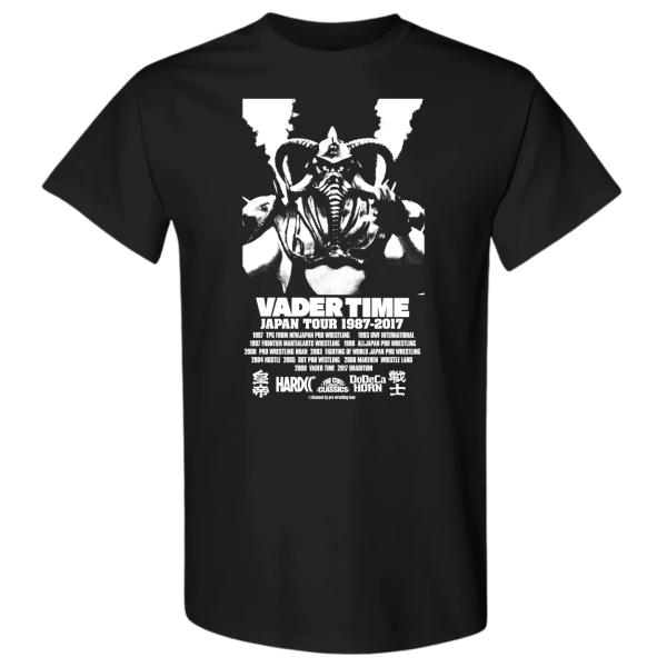 【並行輸入品】“皇帝戦士” ビッグバン・ベイダー Tシャツ「BIG VAN VADER Japan Tour Tシャツ（プリント前身のみ）designed by ハードコアチョコレート」