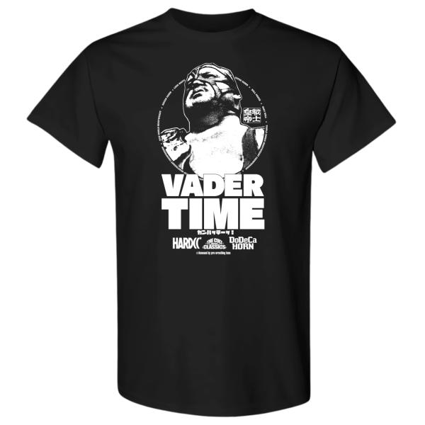 【並行輸入品】“皇帝戦士”ビッグバン・ベイダー Tシャツ「BIG VAN VADER ガンバッテーッ！ Tシャツ（プリント前身のみ）designed by ハードコアチョコレート」