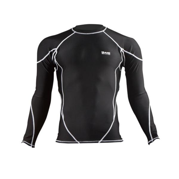 4WAYストレッチ素材を使用しており武道、格闘技、スポーツの動きに対応！肩のズレを抑えるので腕を動かしやすい。道衣・ウェアーのアンダーに最適○サイズ・S・M・L・XL・2XL※画像参照〇カラーブラック×ホワイト■素材ポリエステル83%、ホリ...