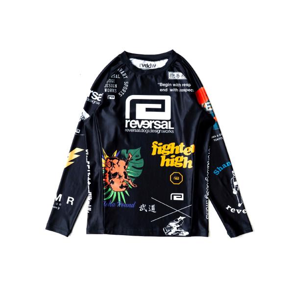 リバーサル ラッシュガード 長袖 ロングスリーブ reversal ALL STAR LONG RASH GUARD