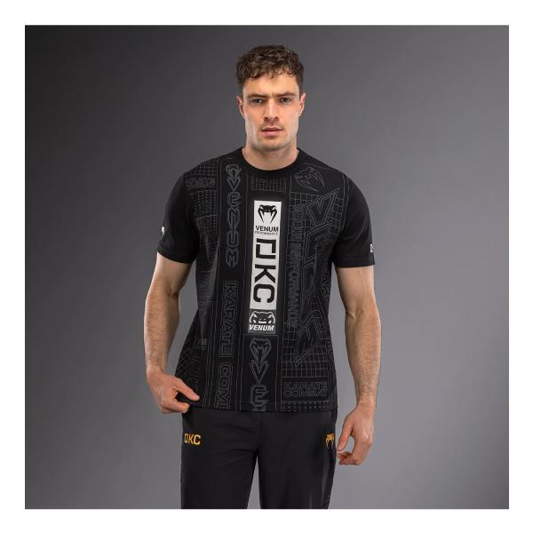 VENUM ヴェナム Karate Combat by Venum Tシャツ - ブラック/グレー ベナム VENUM-06235-109 半袖 格闘技 キックボクシング 総合