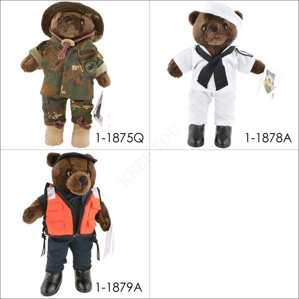テディベア 海軍 空軍 警備隊 軍隊 約25cm BEAR FORCES of テディベア 海軍 空軍 警備隊 軍隊 約25cm BEAR FORCES of