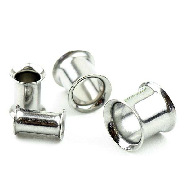 ボディピアス ダブルフレア 0G (8mm) サージカルステンレス