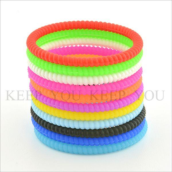 カラブレ ≪ロープ≫ シリコンブレスレット カラーブレス【鋲 カラフル