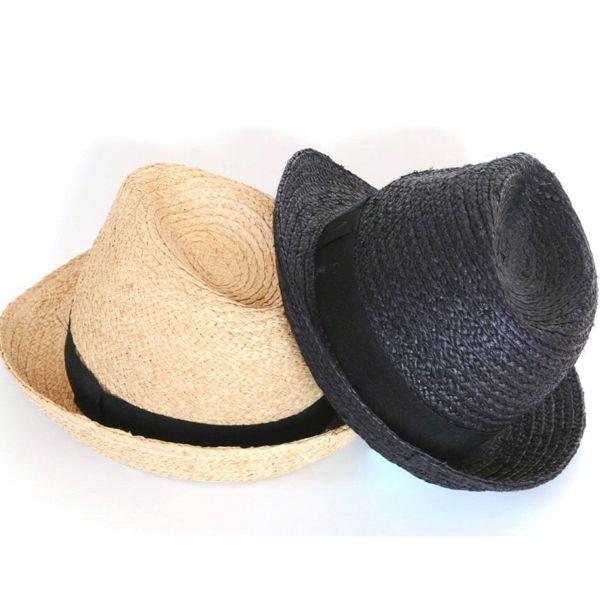 ストローハット 黒orベージュ おしゃれメンズ 可愛いレディースhat 中折れハット Cap 001 ゲリラ Buyee Buyee 日本の通販商品 オークションの代理入札 代理購入