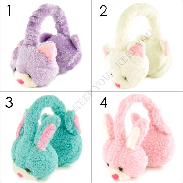 もこもこイヤーマフ キッズ レディース用 イヤー ウォーマー 7種類 うさぎ ネコ パンダ デザイン 耳あて 防寒 アイテム 原宿系 裏原系 Ear Muff 3 Freedom Web 通販 Yahoo ショッピング