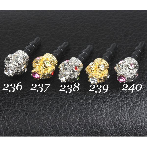 スマートフォンピアス イヤホンジャックアクセサリー キラキラ 王冠