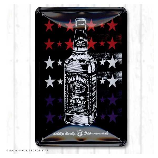 y4܂Ń[280~Ήz TIN uL TC Ŕ v[g 20×30cm AJ K[WG Jack Daniel's v[o[ 500-051