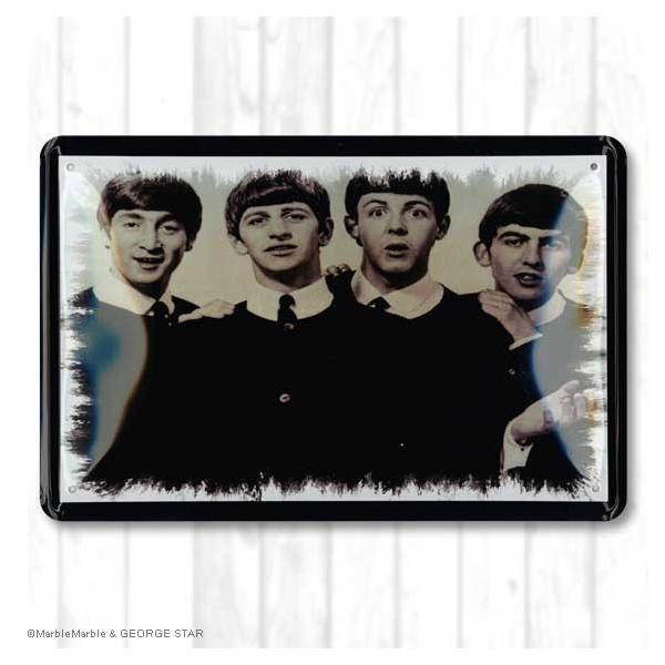 y4܂Ń[280~Ήz TIN uL TC Ŕ v[g 20×30cm AJ K[WG AeB[N r[gY THE BEATILES 500-097