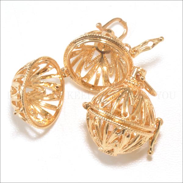 ペンダント トップ コード付き ドロップ型 球体 アンティークカラー