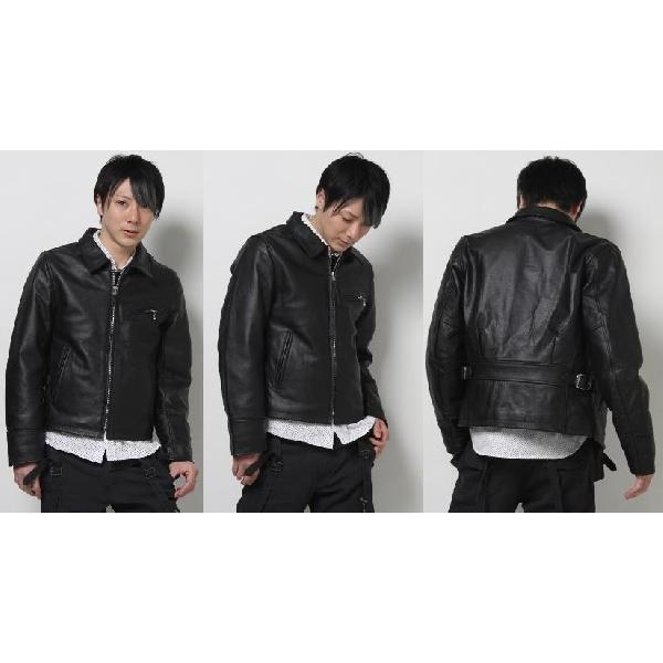 本革 シングル ライダースジャケット メンズ レザージャケット 革ジャン 本革ジャケット ブラック 黒 白 大きいサイズ バイク トラッカー Pb 1506 Buyee 日本代购平台 产品购物网站大全 Buyee一站式代购 Bot Online