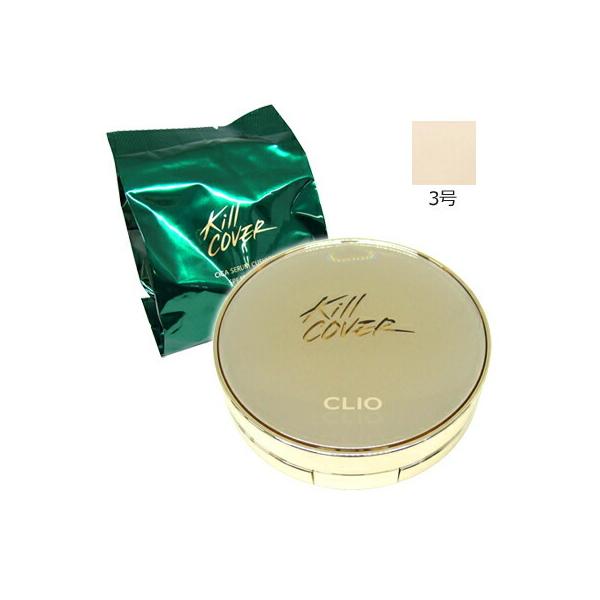 CLIO クリオ キルカバー シカ セラム クッション # 03 SPF50+ PA+++ 15g x2 リフィル パフ付き ファンデーション 3-BY 韓国コスメ :clio8809691975015:freefeel - 通販 - Yahoo!ショッピング CLIO クリオ キルカバー シカ セラム クッション # 03 SPF50+ PA+++ 15g x2 リフィル パフ付き ファンデーション 3-BY 韓国コスメ :clio8809691975015:freefeel - 通販 - Yahoo!ショッピング
