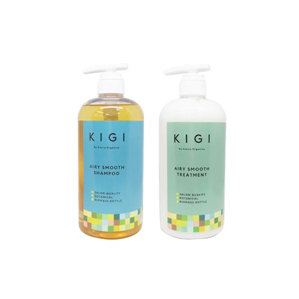 キギ バイ シエラ オーガニカ エアリースムースシャンプー 2000ml freefeel_kigi002578x002585