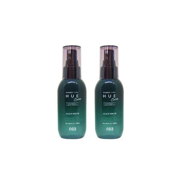 HUE ○ 2本セット ナンバースリー ヒュウケア スカルプ セラム 120ml