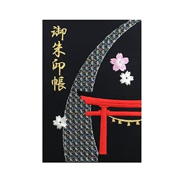 千糸繍院 謹製 御朱印帳（神社参拝用） 豪華金糸銀糸刺繍柄 蛇腹
