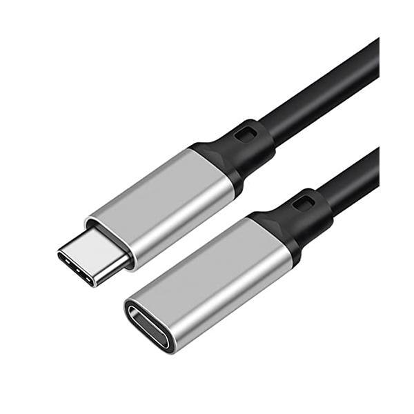 USB type C 延長ケーブル LpoieJun.T (1m, グレー) 3.1 Gen2 USB type C 延長ケーブル LpoieJun.T (1m, グレー) 3.1 Gen2