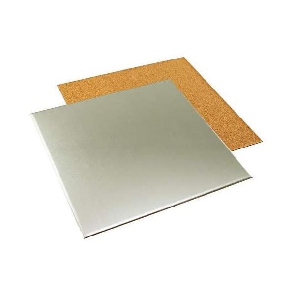 TQOOL 壁面装飾 スチールパネル 20x20cm シルバー 25枚入 59046 
