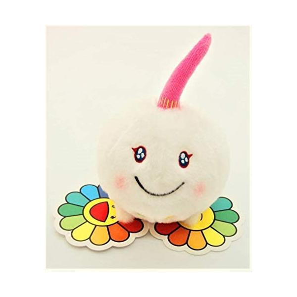 村上隆 カイカイキキ Kaikai Kiki ぬいぐるみ フラワー シルバー 銀 Amazon.co.jp: 村上隆 DOBくん ぬいぐるみ お花 kaikaikiki かい