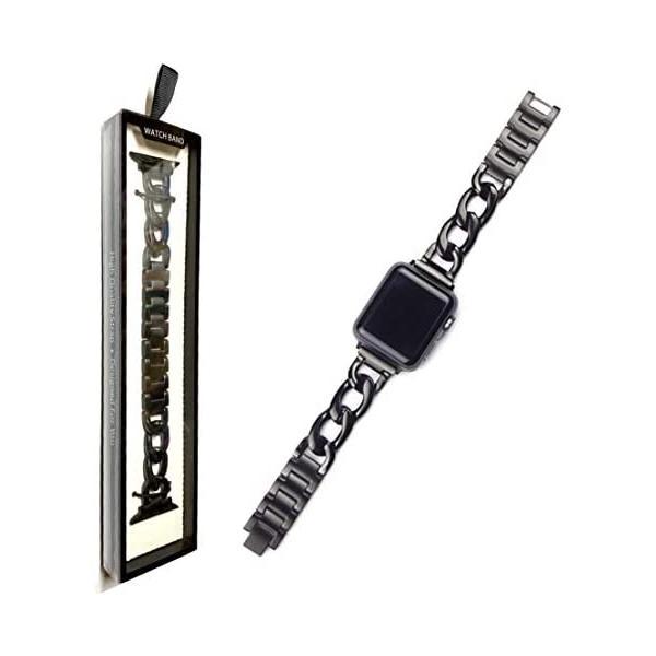 Royce&Roland Apple Watch ステンレス シルバー ブラック Royce&Roland Apple Watch ステンレス シルバー ブラック