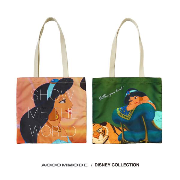 ACCOMMODE トートバッグ ディズニー アラジン ジャスミン ACCOMMODE トートバッグ ディズニー アラジン ジャスミン
