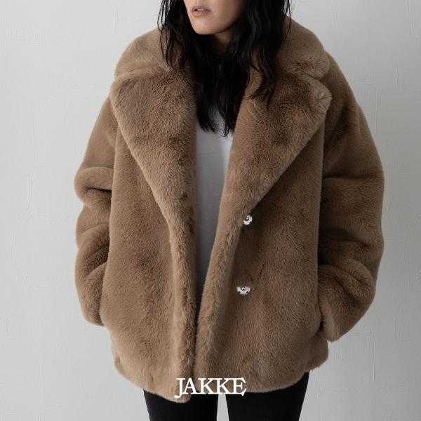 jakke（ジャッキー） ジャケット コート レディース ファー エコファー