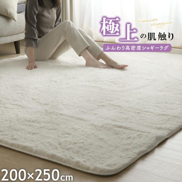ブランド名：フリーリー※フリーリーはフリーライフ株式会社の登録商標です。登録6241186／Freely（フリーリー）＜仕様＞商品名　シャギーラグサイズ　200×250cm※サイズは誤差が生じますので、予めご了承ください。素材表地：ポリエス...