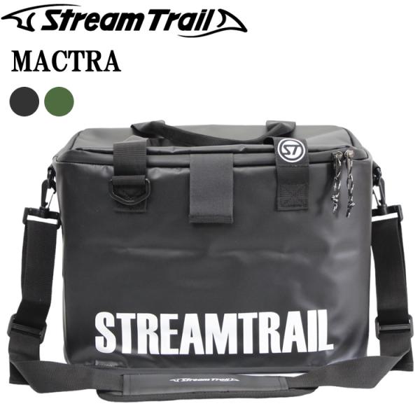 StreamTrail MACTRA（マクトラ)ターポリン素材のソフトタイプバッカンWコンパクトに折りたたむ事が可能です。多少の水しぶきや雨をしのげる止水ファスナー仕様。別売りのインナーバックなどを組合せることで、様々なシーンでオリジナルカ...