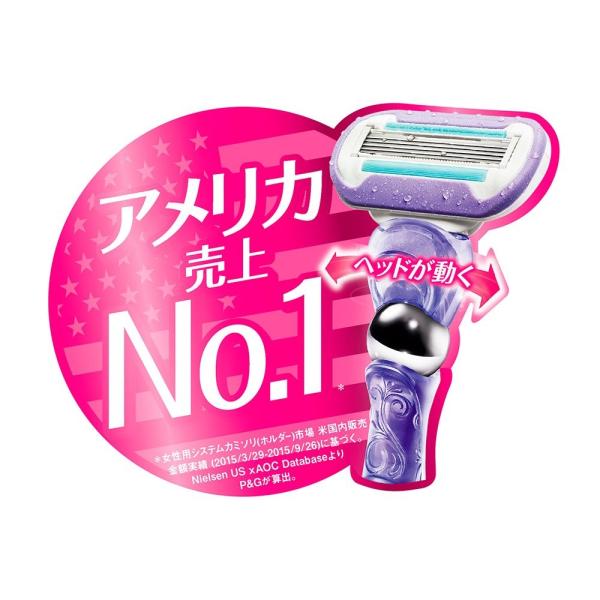 送料無料 ポイント消化 おすすめ 人気ジレット ランキングtop10 ヴィーナス カミソリ スワール 本体 女性用 替刃2個付