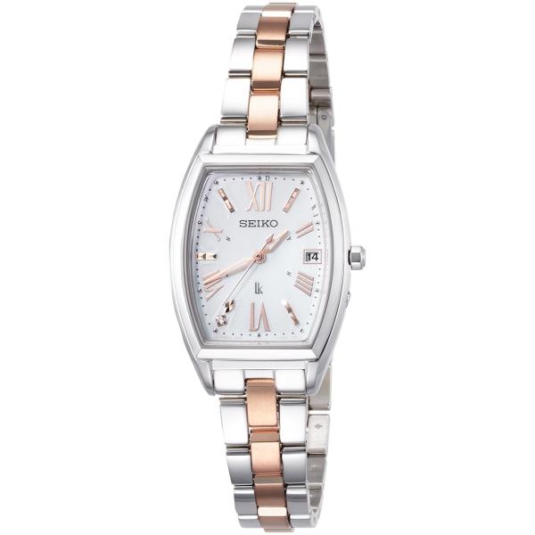 送料無料 ポイント消化 おすすめ セールsale Off 人気 ルキア Lukia サファイアガラス ソーラー電波 ダイヤ入り白蝶貝文字盤 腕時計 Ssvw117 レディース