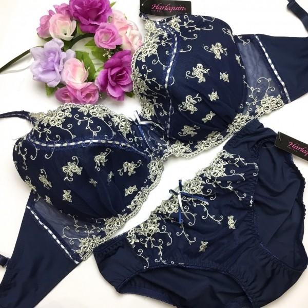 爆乳になりたい男性様歓迎 ブラショーツセット 刺繍ネイビー Gカップ アンダー90 95cm 3l 4lショーツ 大きいサイズ 女装 男の娘 下着 女装下着 Buyee Buyee 日本の通販商品 オークションの代理入札 代理購入
