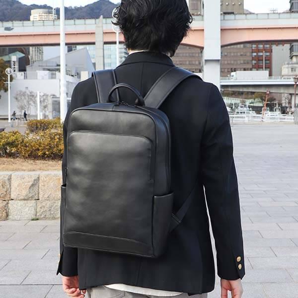 バッグパック リュックサック 大容量 ビジネスバッグ おしゃれ 人気 軽量 ブースターズ NPレザー 防水レザービジネスバックパック Boosters ギフト 爆買
