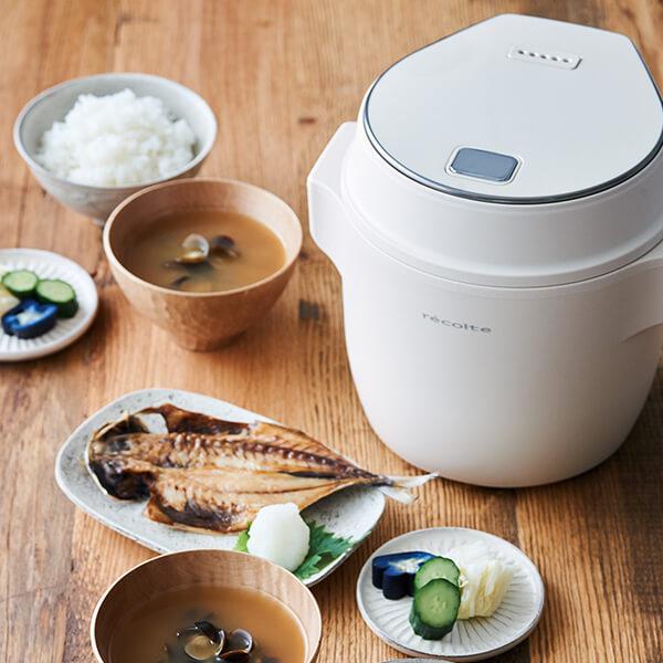 【新品未開封】récolte レコルト コンパクト ライスクッカー RCR-1 recolte レコルト Compact Rice Cooker RCR-1 ライスクッカー