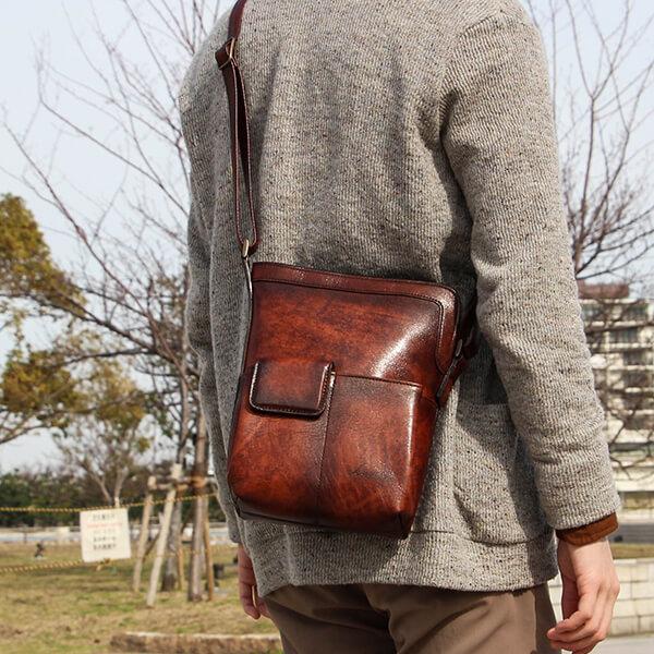 LUGARD（ラガード） G-3 ジースリー シャドー仕上げバケツ型ショルダー