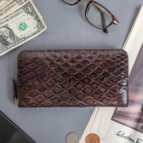 エスアール.シマダ センザンコウ ラウンドファスナー 長財布 爆買