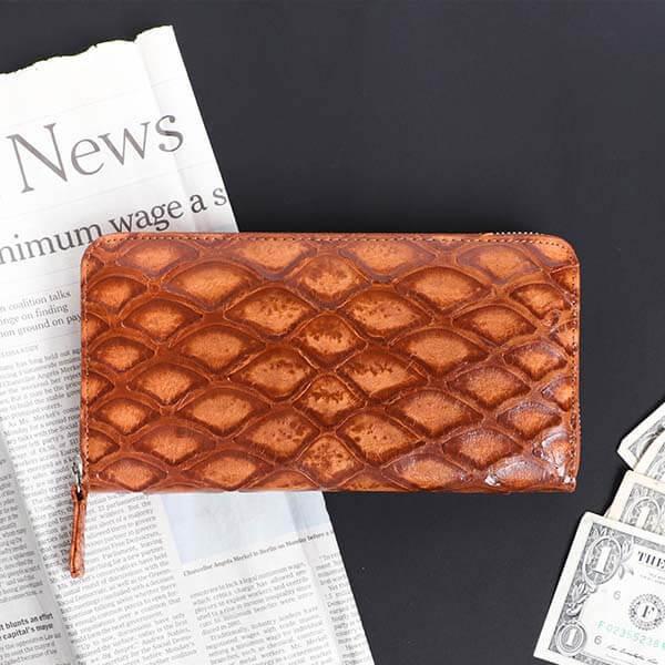 エスアール.シマダ センザンコウ ラウンドファスナー 長財布