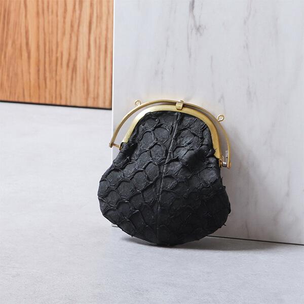 シスクー・ド・フードル ワンタッチミニ財布 SHC-83Ca 鯉革