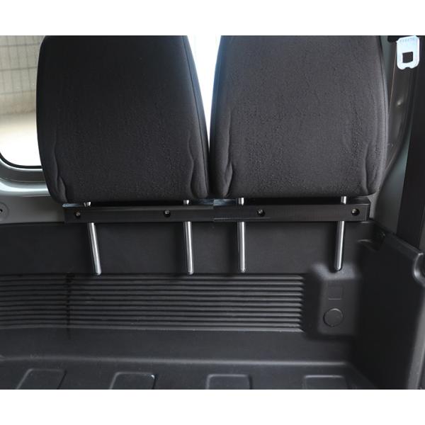 ジムニー JB64 JB74 ヘッドレスト 収納 ラック トランク JB64w