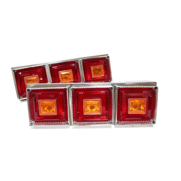 24Vトラック用テールランプ3連 LED 日野 レトロ昭和