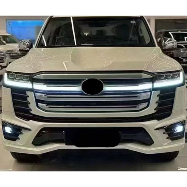 新品トヨタ300系ランドクルーザー デイライト付 フロントグリル LED グリル ランドクルーザー 300系 ランドクルーザー用 デイライト 一文字デイ