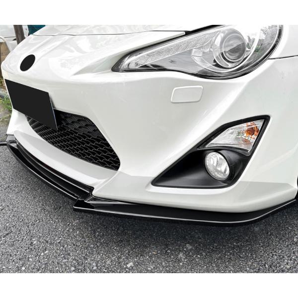 【美品】BRZ ZC6 STI フロントバンパー リップスポイラー付き BRZ 86用 フロントバンパー リップスポイラー ZN6 エアロ フィン