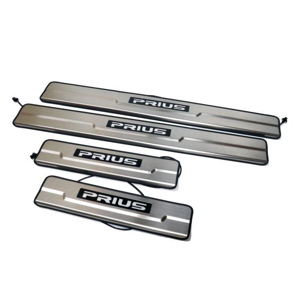 50プリウス　純正スカッフプレート新品一台分２枚セット50系　ステンレス 50プリウス 純正スカッフプレート新品一台分2枚セット50系