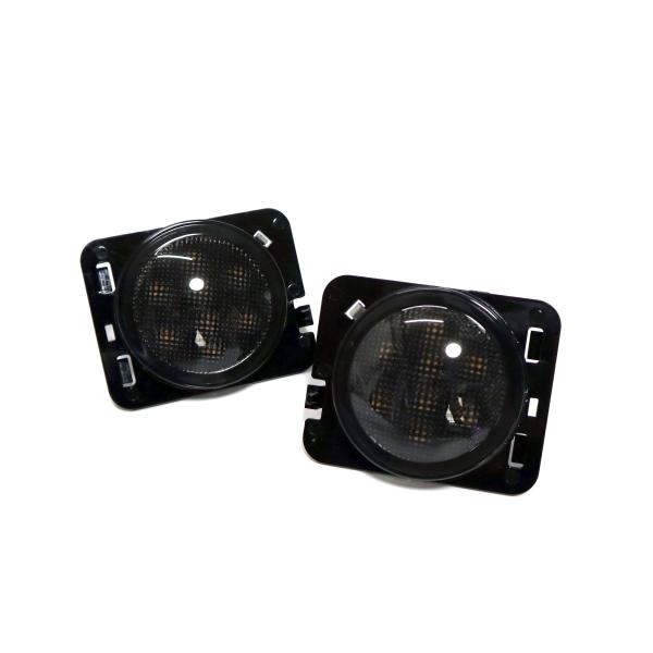 Jeep（ジープ） 07-JK ラングラー用 LED スモークサイドマーカー