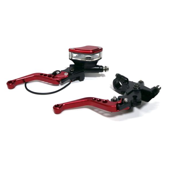 バイク用 汎用 22mm ブレーキレバー＆クラッチレバーセット マスター