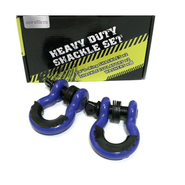 汎用 シャックル U字フック Dリング ウインチ 3/4 フック スチール