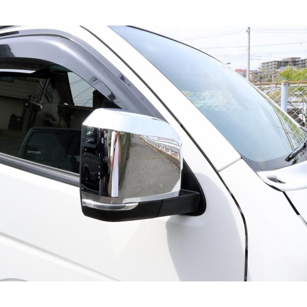 200系 ハイエース 1型〜5型用 6型ルック ドアミラー ウィンカー付き