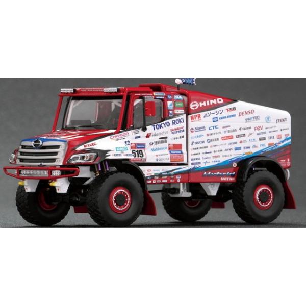 予約 SP-196 プラッツ 1/43 日野 HINO 600シリーズ ハイブリッド 2023 ダカールラリー 完成品