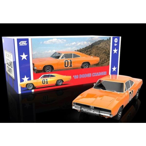 予約 30633 GreenLight 1/64 ダッジ 1969 Dodge Charger R/T - Orange - Hazzard County